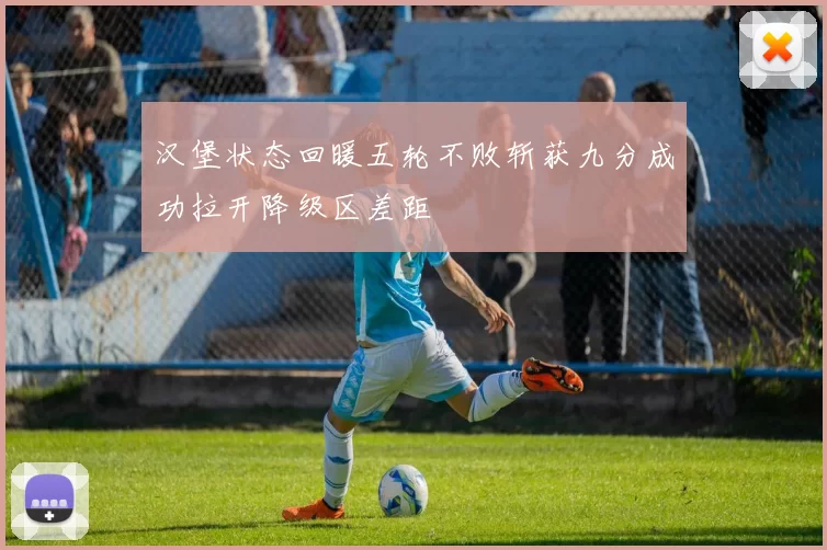 汉堡状态回暖五轮不败斩获九分成功拉开降级区差距